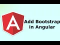 Add Bootstrap to Angular Angular Bootstrap