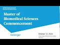 Geisinger School of Graduate Education MBS Commencement Ceremony - Fall 2024