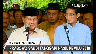 Download Prabowo-Sandi Tegaskan Menolak Hasil Pilpres 2019 MP3
