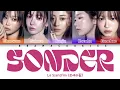 LE SSERAFIM (르세라핌) - 'SONDER' Lyrics (가사) || Color Coded Lyrics (Han/Rom/Eng)