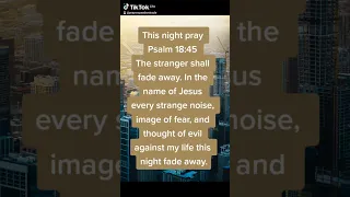 Evil Shall Fade Night Prayer Bible Verses Psalm 18 