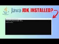 How to Seamlessly Check if Java JDK is Installed on Your Windows 11 64-Bit PC 2024