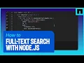 Lagu OpenSearch: Using full-text search with Node.js