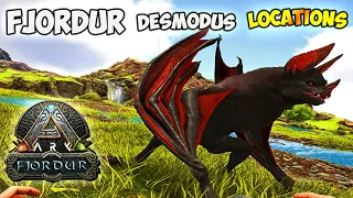 ARK Fjordur BEST Desmodus Spawn LOCATIONS