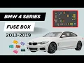 BMW 4 Series Fuse Box Diagram Locations 2013-2019 - F32 F33 F36 models