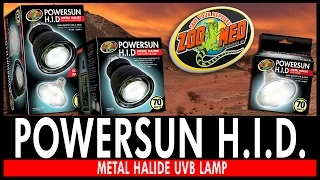 Zoo Med PowerSun H I D Metal Halide UVB Lamp 