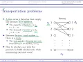 OR3-Theory Lecture 4 Network Flow Tansportation problems