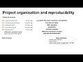 8th scanpy session - project organisation and reproducibility