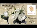 Corsage and Matching Boutonniere