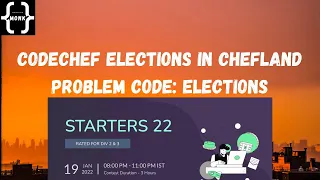 CodeChef Elections in Chefland Problem Code ELECTIONS Solution with Code