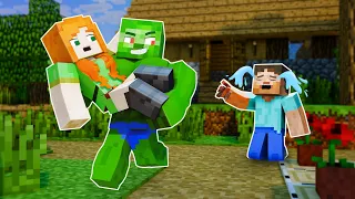 Alex CHOSE a Zombie !? - Minecraft Animation