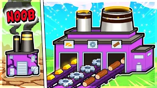 I Built the World most PERFECT FACTORY In Builderment