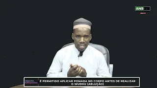 É permitido aplicar pomada no corpo antes de realizar o wudhu ablução