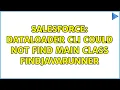 Salesforce DataLoader CLI Could not find main class FindJavaRunner