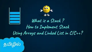 Stacks using Arrays and Linked List in Data Structures and Algorithms in Tamil