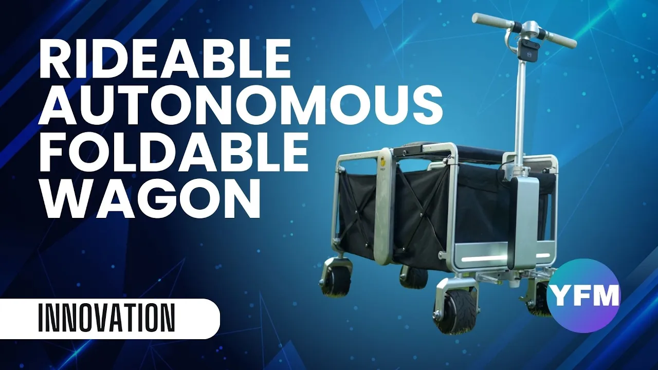 RIDEABLE AUTONOMOUS FOLDABLE WAGON