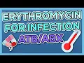 Erythromycin Erythrocin Nursing Drug Card Simplified - Pharmacology