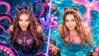 ¡Chica Sirena contra Chica Kraken! ¿Quién Conseguirá el Tridente Real?