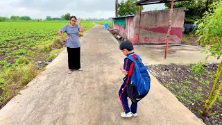 शाळेत जाताना माऊलीचे पैसे हरवले 😳