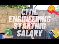 CIVIL ENGINEERING SALARY ENTRY LEVEL BROKEN DOWN