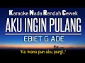 Download Lagu Aku Ingin Pulang - Ebiet G Ade Karaoke Rendah Wanita +2