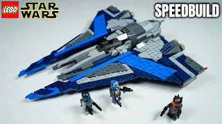LEGO Star Wars 'Mandalorian Starfighter' Speed Build! | Summer 2021 | Set 75316