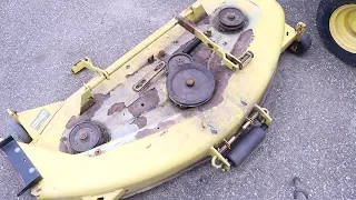 John Deere 316 Garden Tractor Deck Spindle Rebuild