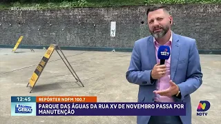 Manutenção no Parque das Águas inclui reparos e sistema antifurto