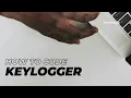 How to code a keylogger in Python