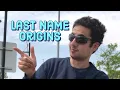 Last Name Origins