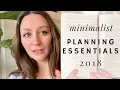 Minimalist Planner 2018 Simple Planning Tools You Need To Achieve Your Goals This Year