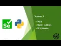 Automation Selenium with Python Session 3 - Wait Radio Buttons Dropdowns