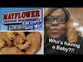 VLOG 64 DINNER AT THE MAYFLOWER SEAFOOD RESTAURANT STUFFED CRABS JUMBO FRIED SHRIMP