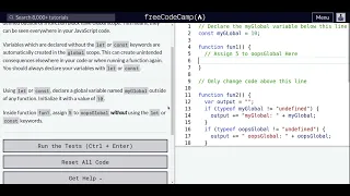 Lesson 52 Basic JavaScript Global Scope and Functions