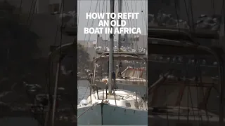 I got my engine rebuilt in Senegal #windedvoyage #solosailing #sailinglife #africa