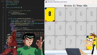 Match the Numbers Card Game Project Programmed with Java Team Collaboration