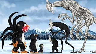 Gugugaga Penguin vs The Sun Man. Animation Battles 1