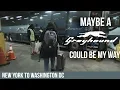 TRAVELING BY GREYHOUND BUS FROM NEW YORK TO WASHINGTON DC