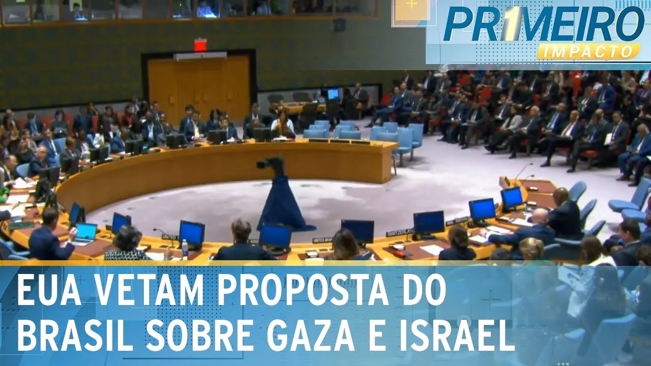 EUA vetam proposta liderada pelo Brasil de resolução sobre Israel e Gaza|Primeiro Impacto (18/10/23)