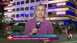 Cantata de Natal encanta moradores de Blumenau