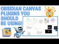 Obsidian Canvas - 2 Plugins You Should Be Using