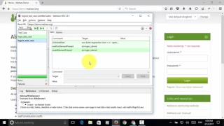 Selenium IDE Play Test Suite