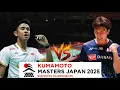 Lagu (MS~R32) Alwi Farhan (INA) VS Takuma Obayashi (JPN) | Kumamoto Masters Japan 2025 Badminton
