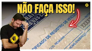 CRV ou ATPV Rasurado na Transferência de Veículos. O que fazer? ????217