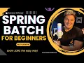 Spring Batch Tutorial for Beginners Spring Boot Batch Architecture