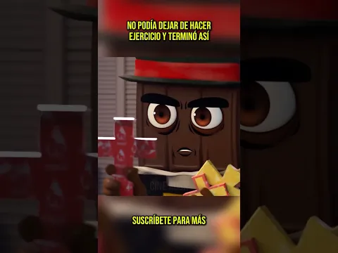 😨 No podía dejar de hacer ejercicio y terminó así #shorts