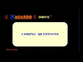 NAGARRO Hiring 2020 CODING Questions 3 SEP 23