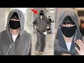 Volledige video van Taehyung die net is aangekomen op Incheon Airport - Wat een schokkende outfit!
