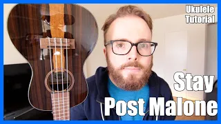 Download STAY - POST MALONE (Easy Ukulele Tutorial) MP3