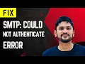 FIX SMTP Error Could not authenticate Updated 2025 wp smtp Fix Email issues Amit Thinks